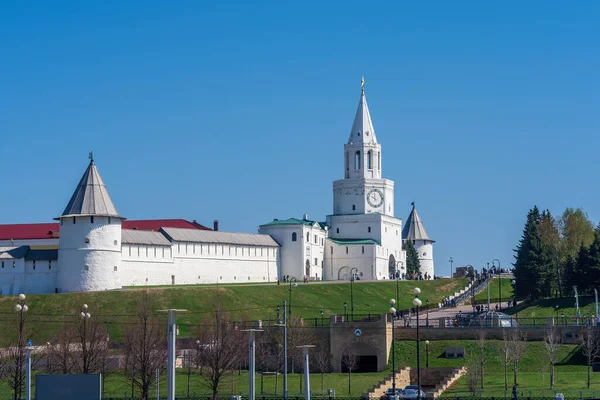 Het Kremlin is een architectonisch monument van Kazan, Tatarstan Republiek. — Stockfoto