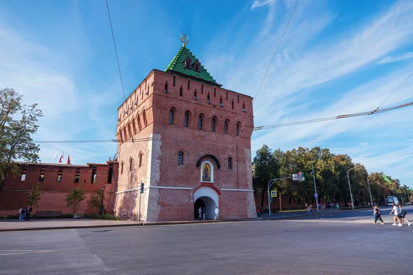 A Kreml egy erőd Nyizsnyij Novgorod történelmi központjában.. Stock Kép