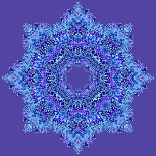 Vector Mandala. Vintage dekorativa element. — Stock vektor