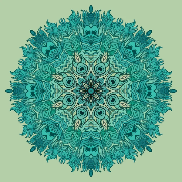 Vector Mandala. Elemento decorativo vintage . — Vector de stock