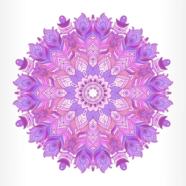 Vector Mandala. Elemento decorativo vintage . — Vetor de Stock