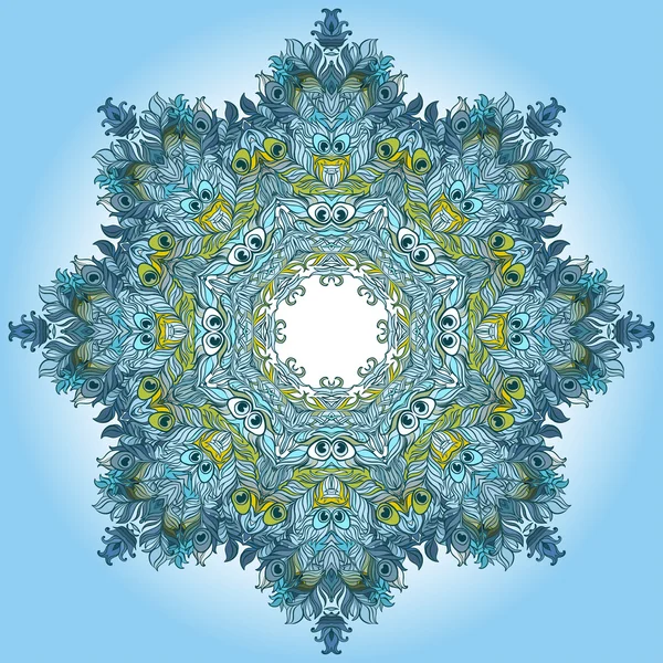 Vector Mandala. Elemento decorativo vintage . — Archivo Imágenes Vectoriales