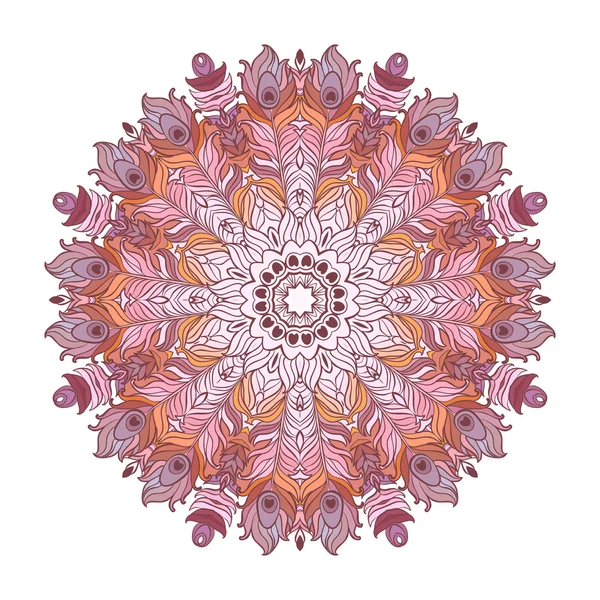 Mandala vectoriel. Elément décoratif vintage . — Image vectorielle