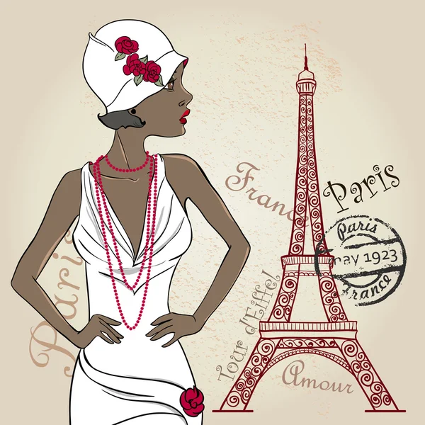 Vektör daveti üzerine retro Party.