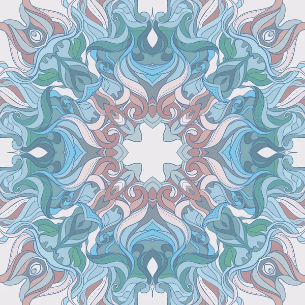 Vetor Girassol colorido ou mandala — Vetor de Stock