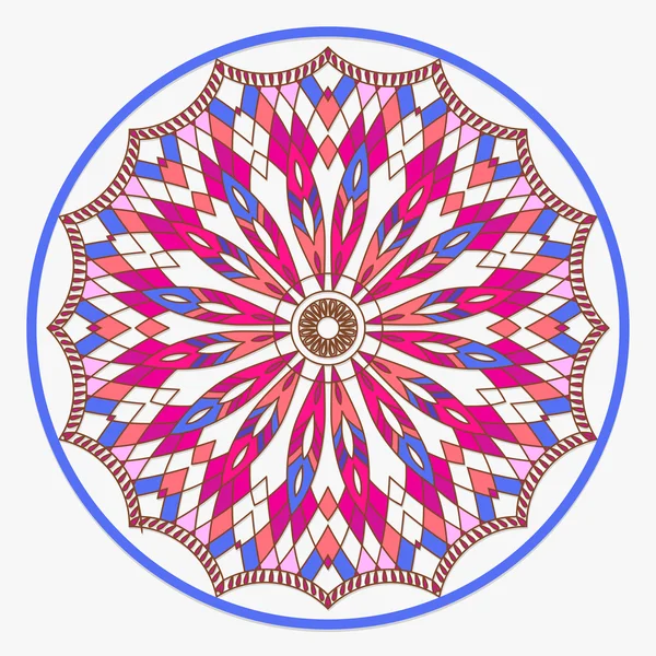 Mandala. Dreamcatcher. Ethnic decorative elements. Islam, Arabic, Indian, ottoman motifs. — Stock Vector