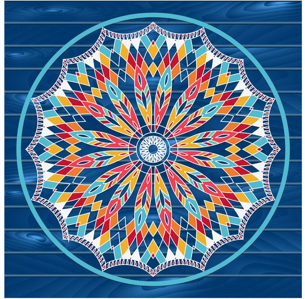 Mandala. Dromenvanger. Etnische decoratieve elementen. Islam, Arabische, Indiase, Ottomaanse motieven. — Stockvector
