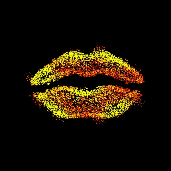 女人的嘴唇容易所有可编辑 — 图库矢量图片