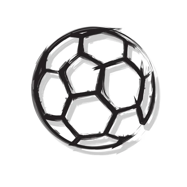 Soccer Ball easy all editable — Stock Vector