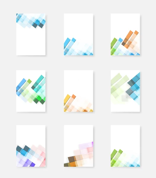 Broşür kapak tasarım şablonları, kolay vektör düzenlenebilir