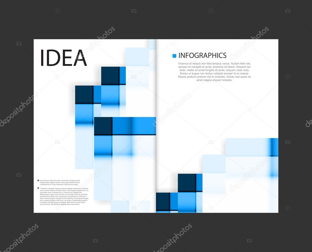 Business layout, paper concept easy editable