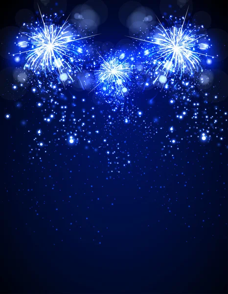 Mutlu yıllar havai fişek arka planı
