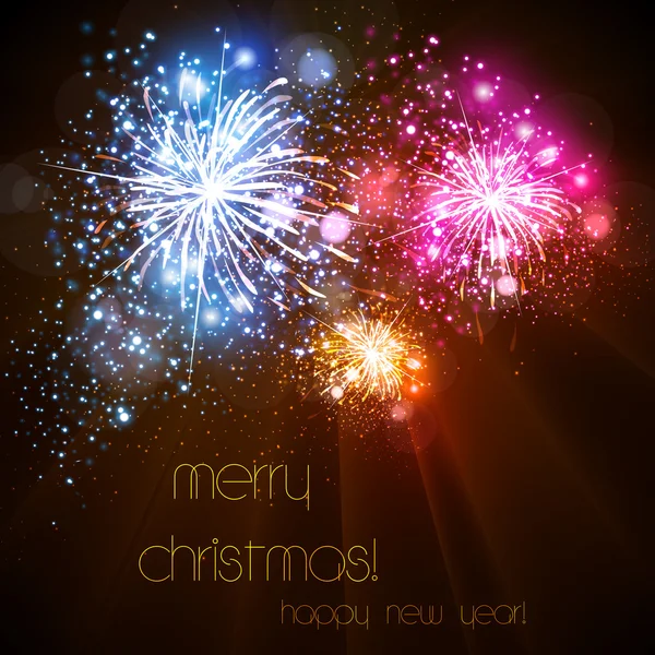 Mutlu yeni yıl kutlama arka kolay tüm düzenlenebilir