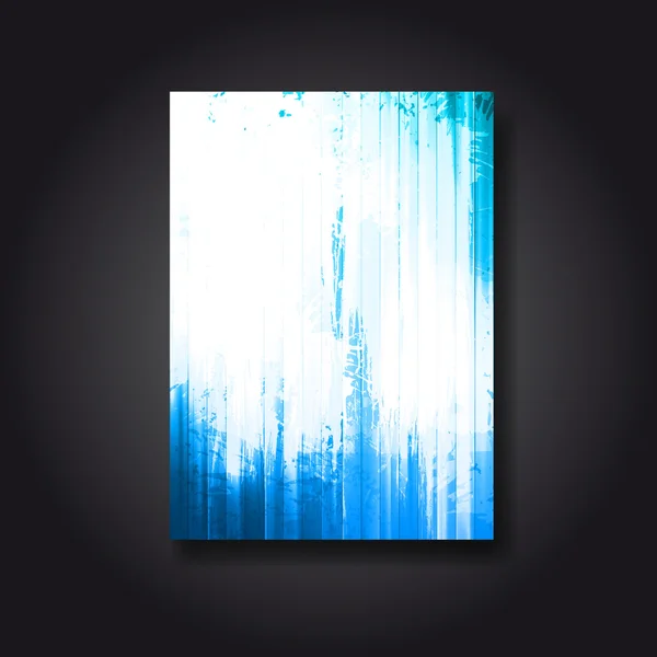 Cover-Design blaue Farbe editierbar — Stockvektor