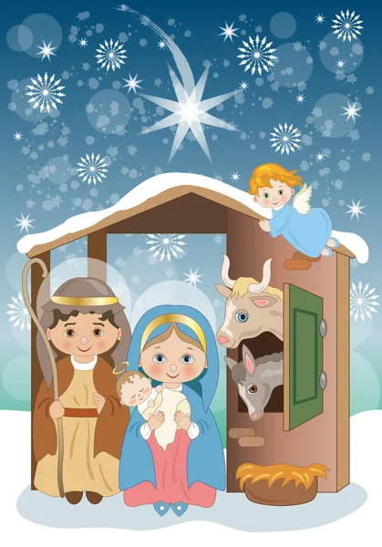 Petite Nativité — Image vectorielle