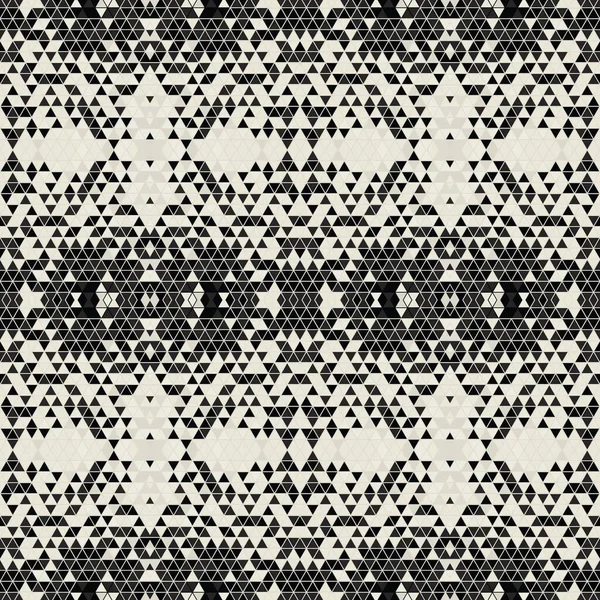 Moderne Eenvoudige Geometrische Naadloze Patroon Achtergrond Met Driehoeken Vormen Zwart — Stockfoto