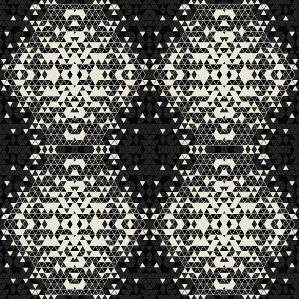 Siyah Beyaz Üçgen Şekilli Modern Geometrik Pürüzsüz Desenli Arka Plan — Stok fotoğraf