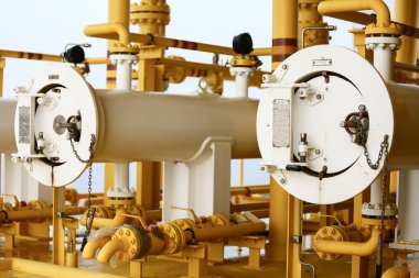 Domuz başlatıcısı petrol ve gaz endüstrisi, petrol ve gaz endüstrisi, petrol ve gaz sektöründe platformda boru süreç, petrol ve teçhizat Sanayi üretim sürecinde temizle Temizleme boru hattı ekipmanları.