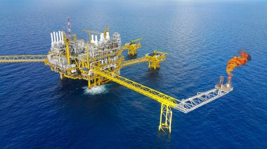 Üretim petrol ve gaz, petrol ve gaz endüstrisi ve sıkı çalışma, manuel ve otomatik işlevi, petrol ve teçhizat sanayi ve işletme tarafından üretim platformu ve işlem süreci için offshore inşaat platformu