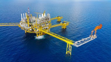 Üretim petrol ve gaz, petrol ve gaz endüstrisi ve sıkı çalışma, manuel ve otomatik işlevi, petrol ve teçhizat sanayi ve işletme tarafından üretim platformu ve işlem süreci için offshore inşaat platformu