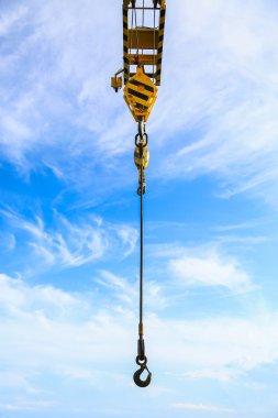 İnşaat petrol ve sondaj platformu platformu destek ağır yük, Transfer kargo veya sepet iş ekipmanı, ağır sanayi, petrol ve gaz platformu ağır iş, Offshore işlem platformunda vinç.