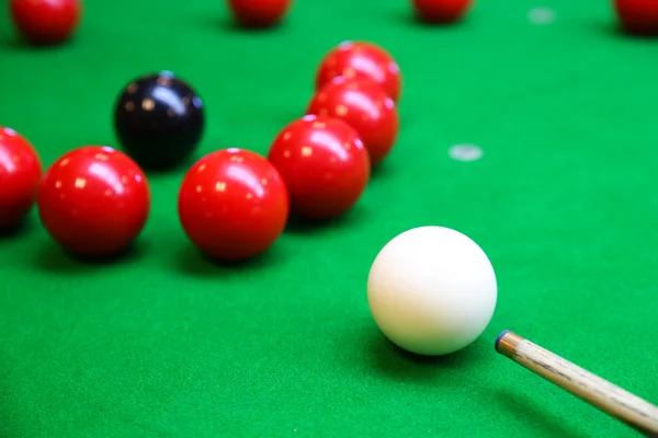 Ball snooker Snooker snooker masaya veya havuz yeşil tablo, Uluslararası Spor oyun. — Stok fotoğraf