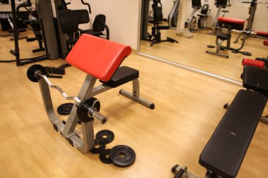 Spor salonu ekipman spor kulübü, Spor Kulübü spor salonu, sağlık ve dinlenme salonu ile Oda