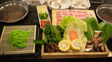 Shabu shabu gıda Restaurant, Japon yemekleri.