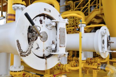 Petrol ve gaz endüstrisi, petrol ve gaz endüstrisi Temizleme boru hattı ekipmanları domuz luncher
