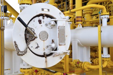 Petrol ve gaz endüstrisi, petrol ve gaz endüstrisi Temizleme boru hattı ekipmanları domuz luncher