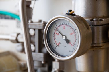 Sistem içinde basınç durumu izlemek için basınç göstergesi basınç göstergesi, basınç sistemi, petrol ve gaz işleminin ölçmek için kullanılan