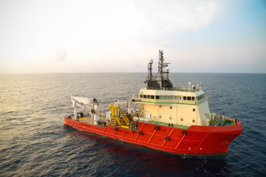 Herhangi bir kargo veya offshore sepetine sevkiyat tekne işlem kaynağı. Destek herhangi bir kargo offshore petrol ve gaz endüstrisi için iş için tedarik kargo veya transfer yolcu transfer.