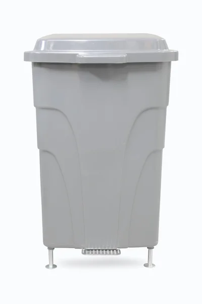 Plastic bin on white background, Recycling bins ,trashcan — Stock Photo, Image