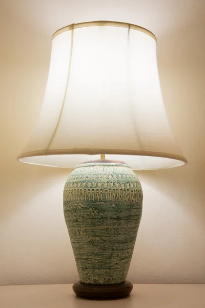 Vintage lamp on the room, Romantic feeling in private room, Interior equipment of house.