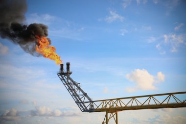 Üretim petrol ve gaz, petrol ve gaz endüstrisi ve sert iş için offshore inşaat platform, üretim platformu ve işlemi manuel ve otomatik işlev tarafından işlem.