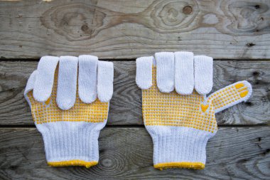 Hand sign in industry job, Industry background and safety concept, communication in the job with the team, safety first with personal protective equipment, feeling of worker