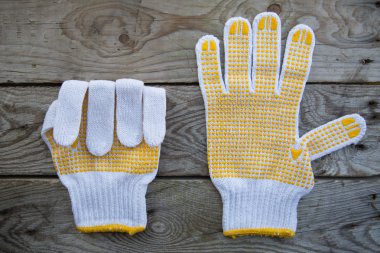 Hand sign in industry job, Industry background and safety concept, communication in the job with the team, safety first with personal protective equipment, feeling of worker