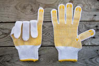 Hand sign in industry job, Industry background and safety concept, communication in the job with the team, safety first with personal protective equipment, feeling of worker