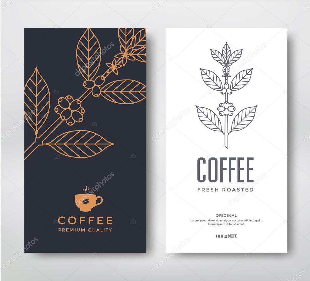 Packaging design coffee.