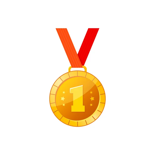 Icône médaille d'or — Image vectorielle