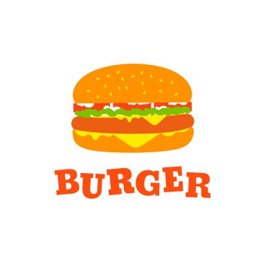 Hamburger vektör simgesi