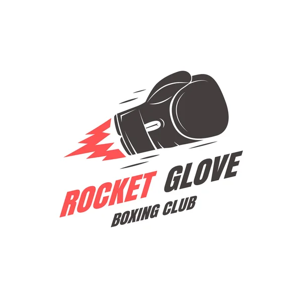 Boxing club embleem — Stockvector