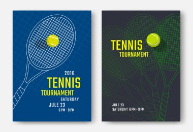 Tenis poster tasarımı