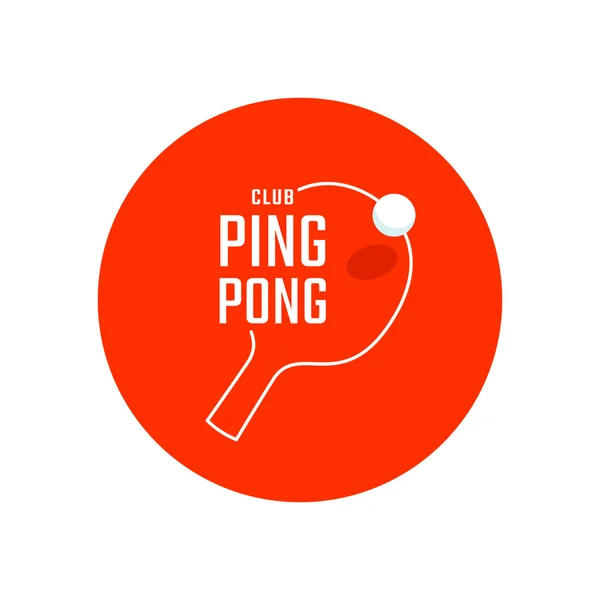 Έμβλημα του πινγκ-πονγκ — Διανυσματικό Αρχείο