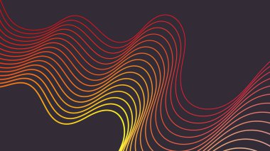 Çizgili desenli modern poster tasarımı.