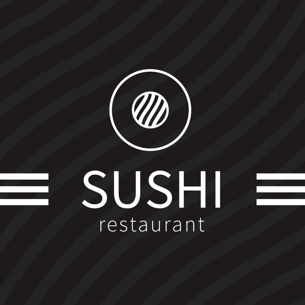 Vecteur de logo Sushi — Image vectorielle