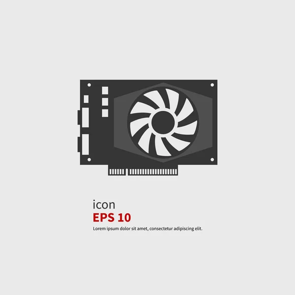 Graphics card — Stock Vector