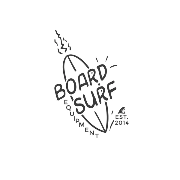 Surf logotyp — Stock vektor