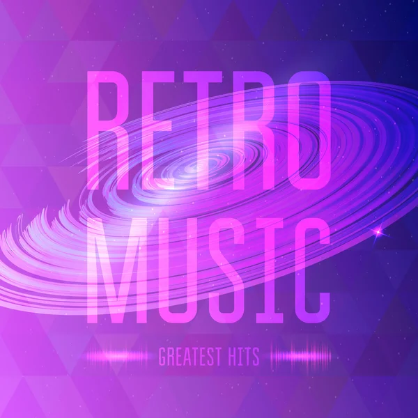 Retro-Musik — Stockvektor