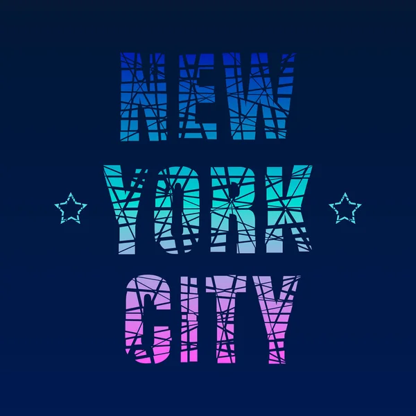 New York — Stock Vector